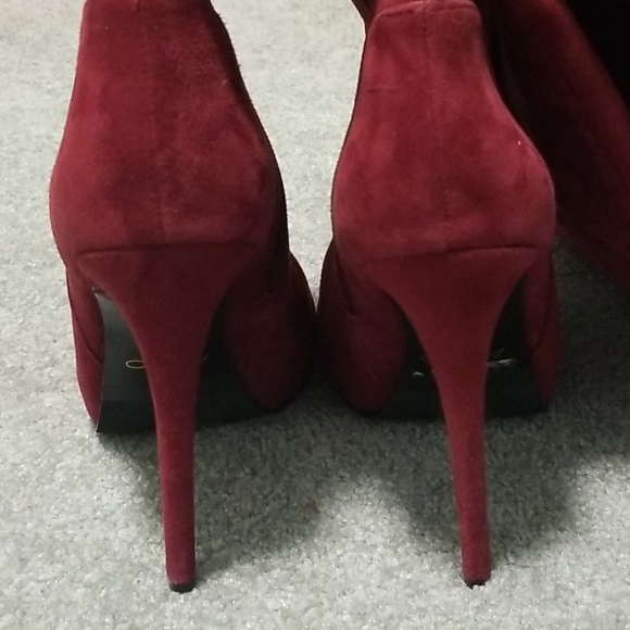 Aldo Raspberry Over-the-Knee boots sz 38.5 - Picture 8 of 9